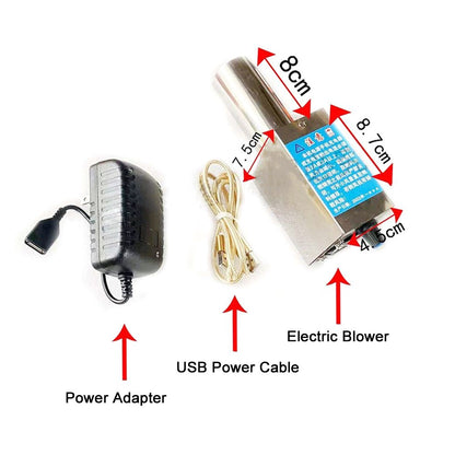 Fogão Aquecedor para Estufa a Óleo Queimado, Conjunto de Queima de Óleo de Motor Usado com Soprador Elétrico para Cozinhar e Ferver Água