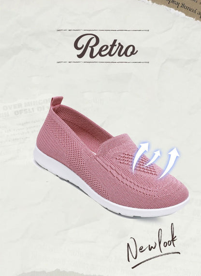 Asgard Women's Casual Flats Shoes Outdoor Lightweight Walking Shoes Summer Comfortable Breathable Mesh Shoes New Hollowing Shoes