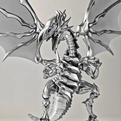 ?New-Hot?Yu-Gi-Oh Arrogant Dragon Blue-Eyes White Dragon  Assembly Model Figure Desktop Decoration Holiday Birthday Gift