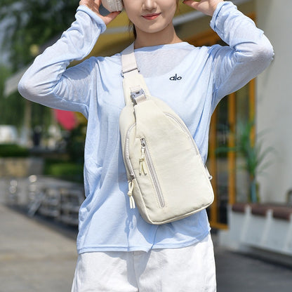 Men's casual messenger bag-multifunctional chest bag?suitable for outdoor sports,cycling and daily commuting,daily commuter bag