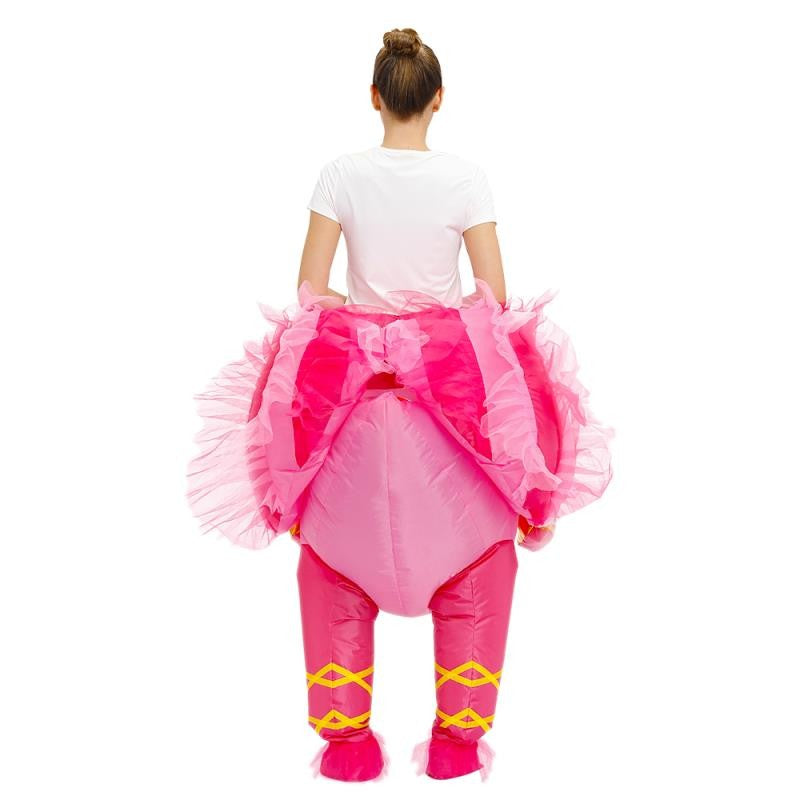 HOT Anime Dinosaur Inflatable Costume Party Mascot Costumes Suit Disfraz Cosplay Halloween Costumes For Adult Kids Dress