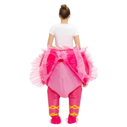 HOT Anime Dinosaur Inflatable Costume Party Mascot Costumes Suit Disfraz Cosplay Halloween Costumes For Adult Kids Dress