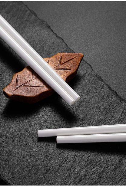 Hashis de Cerâmica Chinesa com Propriedades Antiderrapantes e Anti-queda, Conjunto de Hashis de Cerâmica Doméstica de Alta Qualidade Acessórios de Cozinha