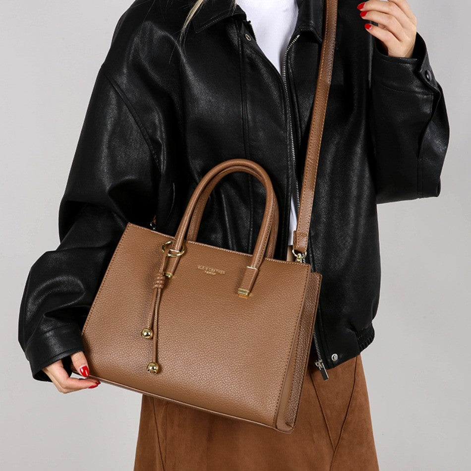 Genuine Brand Top Quality Pu Leather Handbag Women's Tote Messenger Sac Designer Large Capacity 3 Levels Shoulder Crossbody Bags