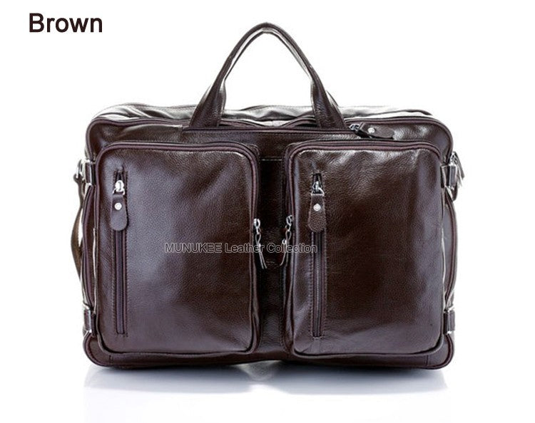 Bolsa de Viagem Masculina de Couro Genuíno Legítimo de Grão Integral Multifuncional, Bolsa de Viagem de Couro, Bolsa de Viagem Grande, Bolsa de Fim de Semana