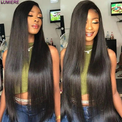 Cabelo Humano Liso Extenso de 8 a 40 polegadas, Pacotes de 1/3/4 peças, Cabelo Brasileiro para Mega Hair, Cabelo Humano Cru, Pacotes em Oferta, Extensões de Cabelo Virgem Lumiere