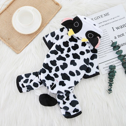 Roupas de Inverno para Cães Moletom Quente de Fleece para Cães Roupas para Cães Pequenos Chihuahua Filhotes Gatos Jaqueta Casaco Macacão para Cães Fantasia
