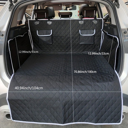 Waterproof Dog Car Seat Cover Trunk Case Dog Car Transporter Travel Mat Pad Dog Carriers Hammock For Small Medium Large Dogs