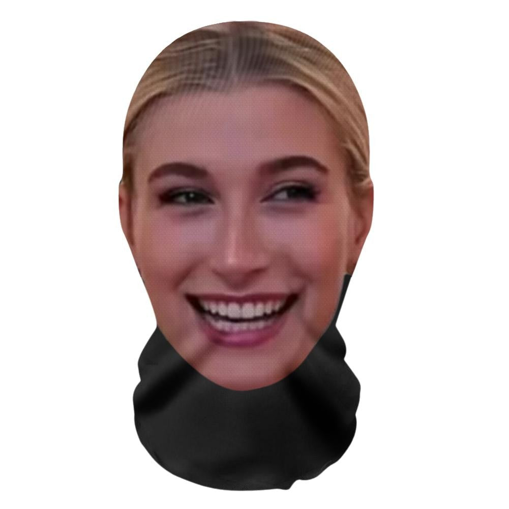 Realistic Face Mask 3D Printed Full Face Visual Mask Realistic Celebrity Performer Role-playing Props Costumes Face Mask