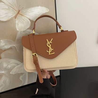 2025 New Retro Small Square Bag Leisure Bag Single Shoulder Crossbody Bag Versatile Commuter Postman Bag