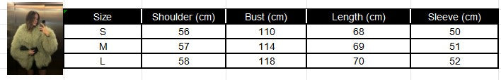 Solid Fashion Fake Fur Coat Women Chic Fluffy Warm Long Sleeve Loose Short Jacket Luxury 2025 Winter Lady Daily Street Outerwear