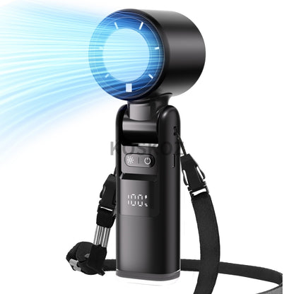 3 IN 1 Handheld Fan, Mini Fan with Flashlight and Cooling, with Air Turbo Cooling Fan for Outdoor Activities, Travel, Working