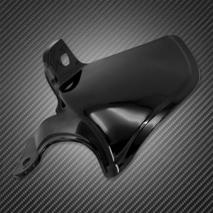 Defletor de Calor do Escudo da Sela ABS para Motocicleta Preto Brilhante para Harley Softail Fat Boy Breakout Slim Street Bob 2018-2022