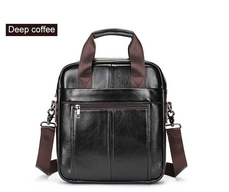 WESTAL Men's Shoulder Bags Genuine Leather Crossbody Messenger Bag For 13.3 Inch Laptop Briefcase Leather Man Handbags 8577