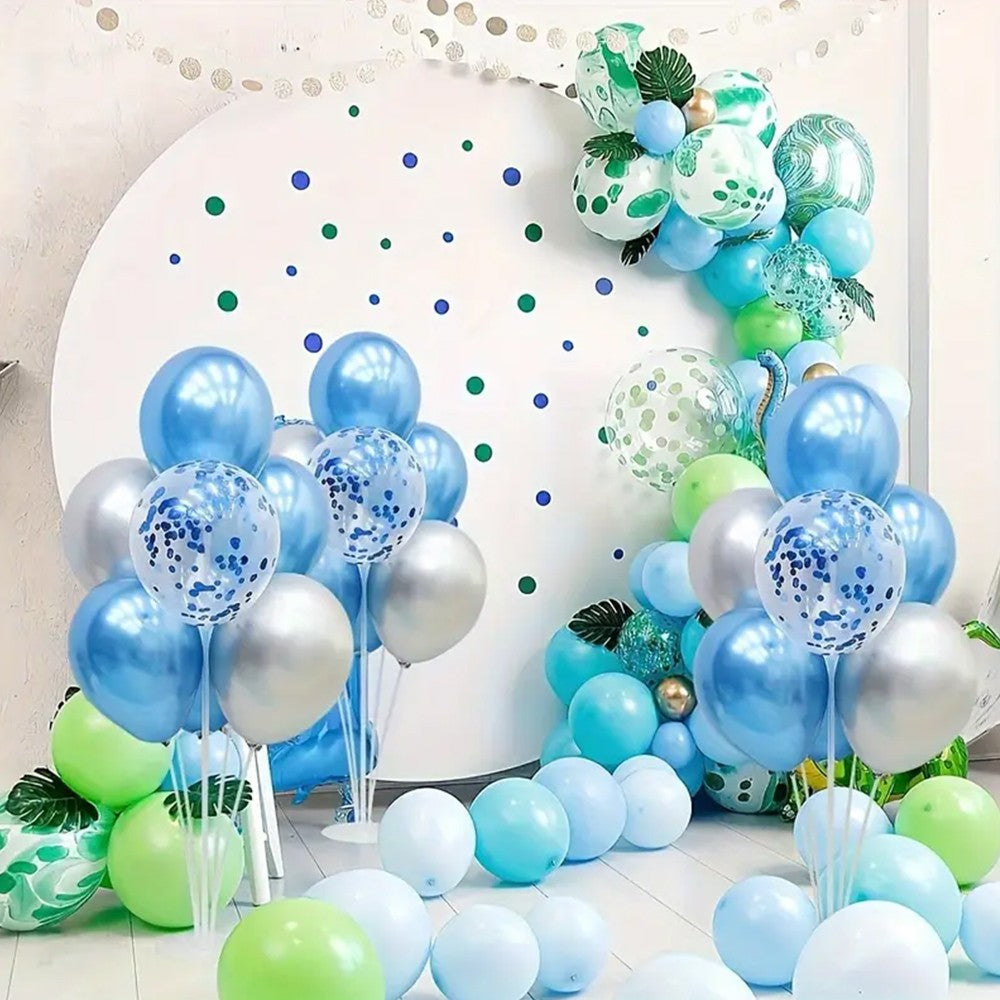 Runto 2 sets Balloon Stand with Base, Balloon Column Stand for Wedding Christmas New Year Birthday Graduation Party Decor