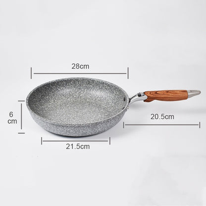 Panela Wok de Pedra Durável Antiaderente Cerâmica para Fritar Panela de Indução Frigideira para Bife Fogão a Gás Ferramenta Utensílio de Cozinha para Conjunto