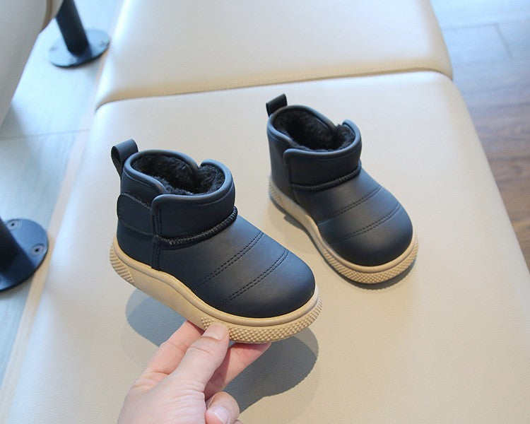 Autumn Winter Baby Boys Girls Snow Boots Children Outdoor Plush Shoes Anti-Slippery Infant Casual Shoes Waterproof Kids Boots