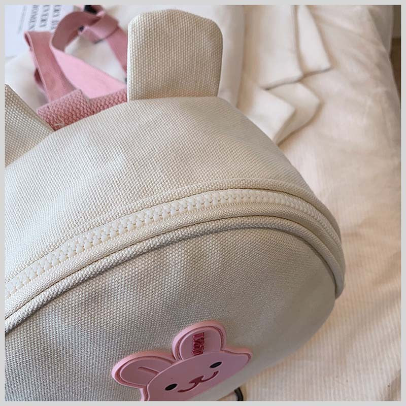 Mochilas Infantis de Lona, Bolsas Escolares de Jardim de Infância, Urso, Coelhinho, Coreana, Antiperda, Bolsas Infantis para Meninas, Meninos, Mochilas Infantis para Viagem