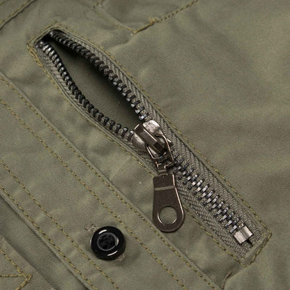 European Size Men's Shirt Cotton Multi-Pocket Button Up Green Navy Cargo Shirt Long Sleeve Button Down Hiking Fishing Work Shirt