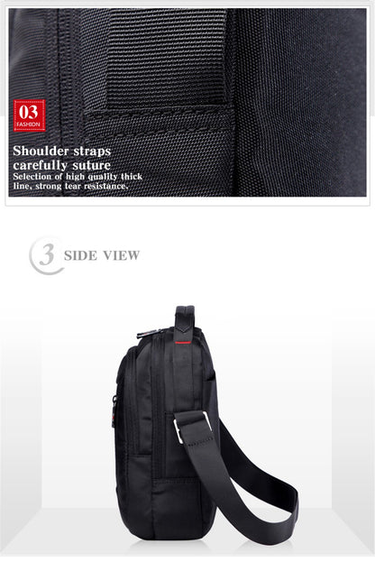 Swiss Waterproof Oxford Men's Messenger Bag Multifunction Business Casual Briefcase bag Travel Male Shoulder Bag Fashion Handbag