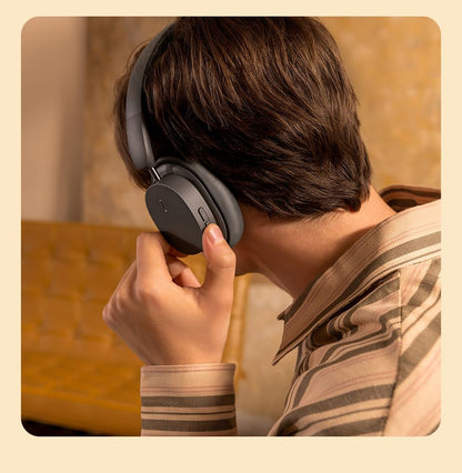 Fone de Ouvido Sem Fio Baseus Bowie D05 Bluetooth 5.3 Fone de Ouvido Nível HIFI Driver de 40mm Dobrável Over Ear 70 Horas de Duração