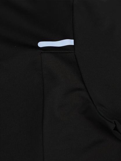 Coat men's half zipper quick drying anti wind drying clothes, running training basketball equipment, long sleeved fitness clothe