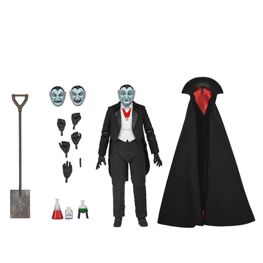NECA 56090 56089 The Munsters TV Series Grandpa Munster Herman Munster Ultimate Action Figure