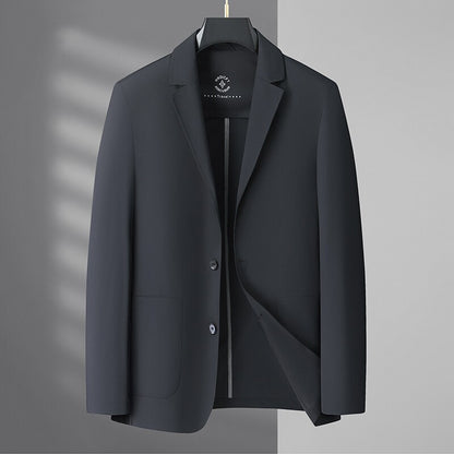 2025 Summer Ice Silk Thin Sunscreen Suit Jackets for Men Classic Business Casual Blazers Wedding Social Dress Coat Men Clothing