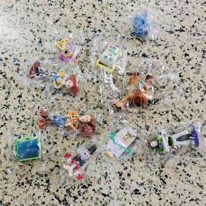 Hot 10pcs/set Movie Cartoon Toy Story 5 Jessie Woody Buzz Lightyear Forky Lilypad Smarty Pants Action Figure Model Toys Gifts