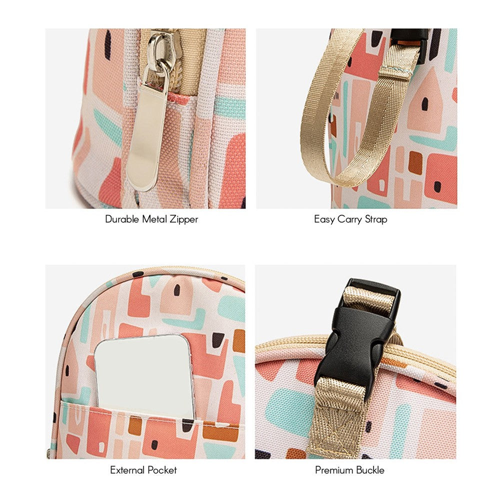 Breastmilk Cooler Bag Insulated Baby Bottle Bag Waterproof Baby Bottle Tote Bag Multifunction Nursing Travel Bag 3 Layers