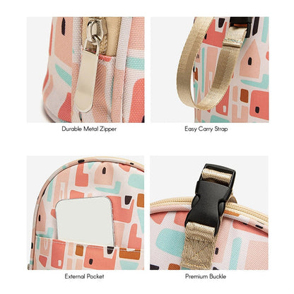 Breastmilk Cooler Bag Insulated Baby Bottle Bag Waterproof Baby Bottle Tote Bag Multifunction Nursing Travel Bag 3 Layers