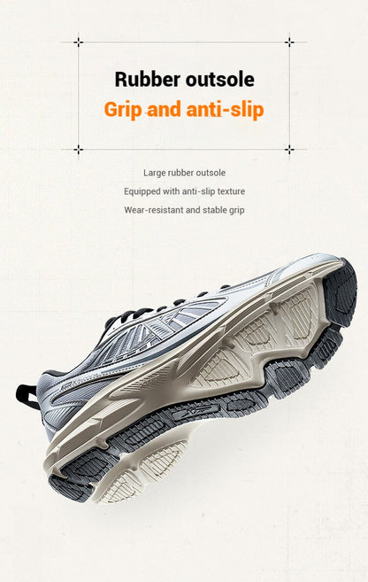 Xtep Juechen 6.0 Vintage Running Shoes Male 2025 Spring Shock Absorption Sports Shoes Street Daily Leisure Sneakers 875119110027