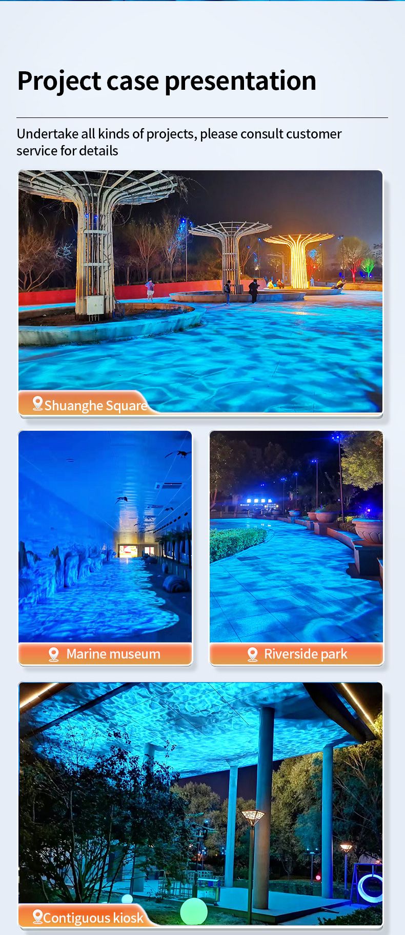 Waterproof Outdoor Water Wave Oecen Wave Light Water Wave Effect Projector with gobo projector