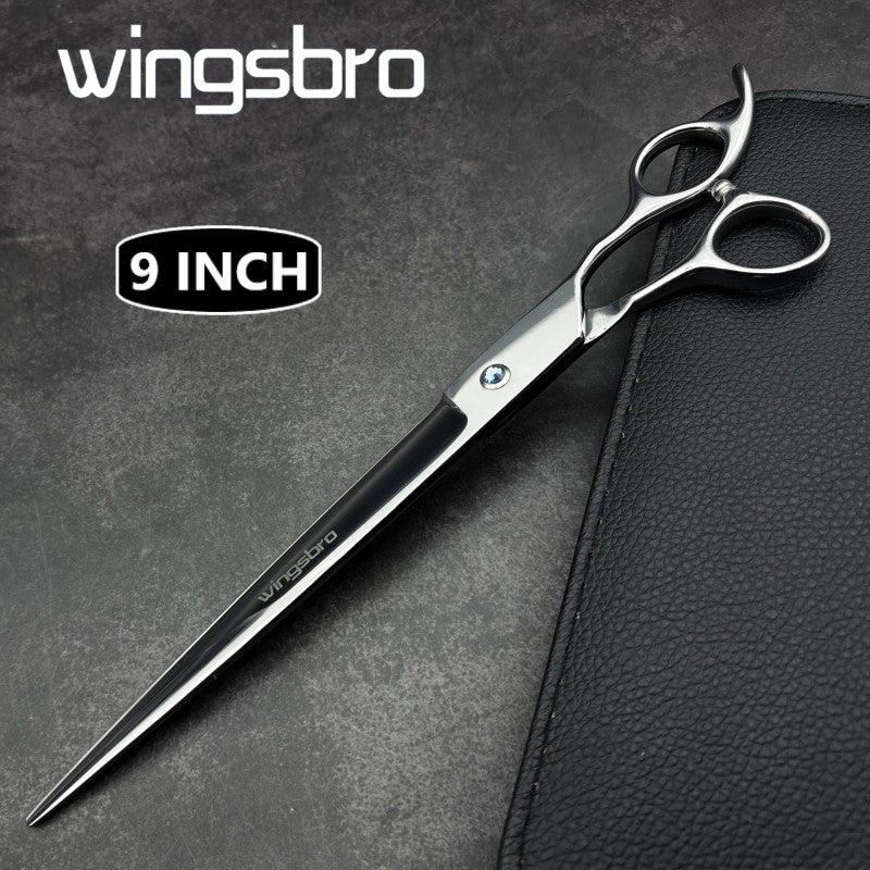 wingsbro 9 polegadas Profissional para Tosa de Cães Tesoura para Pet Shop para Tosadores de Cães Estilista de Cães