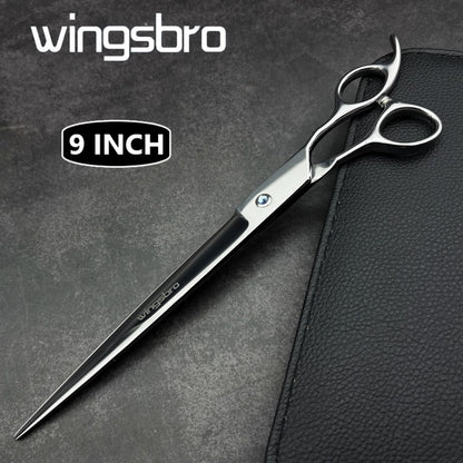 wingsbro 9 polegadas Profissional para Tosa de Cães Tesoura para Pet Shop para Tosadores de Cães Estilista de Cães