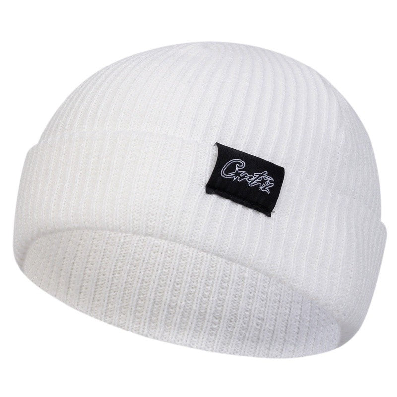 Unisex MILANO Letter Label Beanies Winter Warm Hat Hip Hop Cap Beanie Hat Caps for Women Men