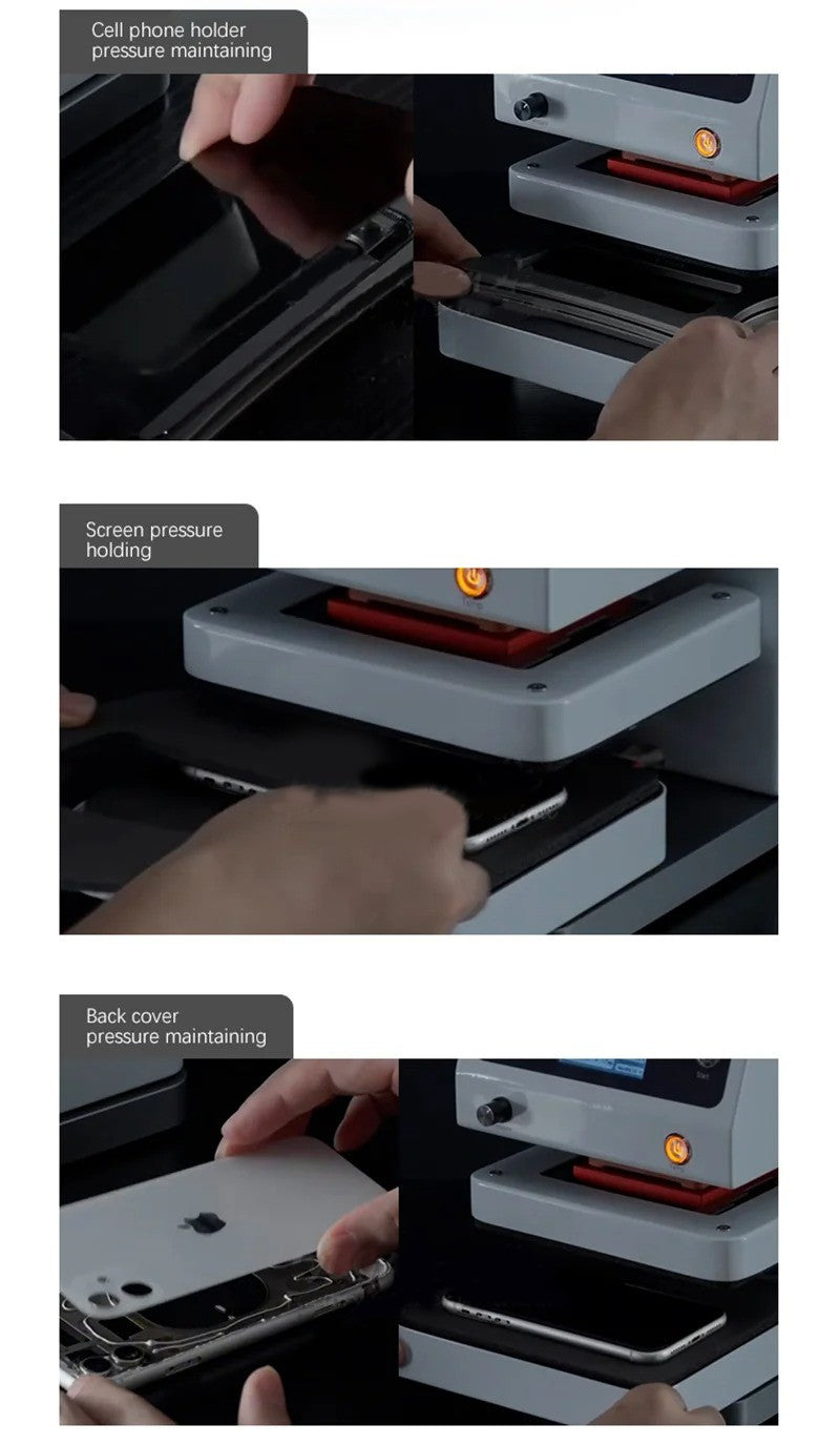 TBK-201P Intelligent Compression Machine Intelligent Pressure Hold Machine For Phone Cellphone Screen Repair Built-in Air Pump