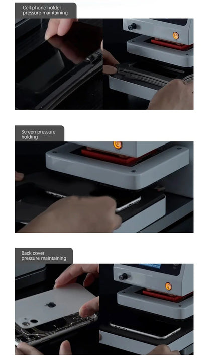 TBK-201P Intelligent Compression Machine Intelligent Pressure Hold Machine For Phone Cellphone Screen Repair Built-in Air Pump