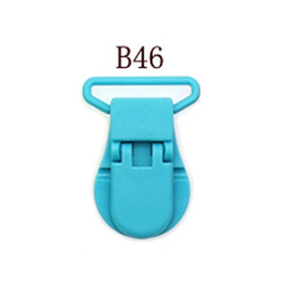 30/50/100pcs 1" 25mm Hot D Shape Plastic Baby Pacifier Clips Dummy Chain Holder Suspender Clips Clamp With Gripping Teeth