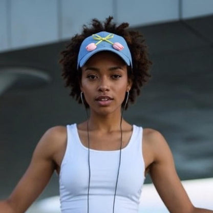 Women Casual Summer Sun Hat Adjustable and Breathable Hollow Top Outdoor Caps