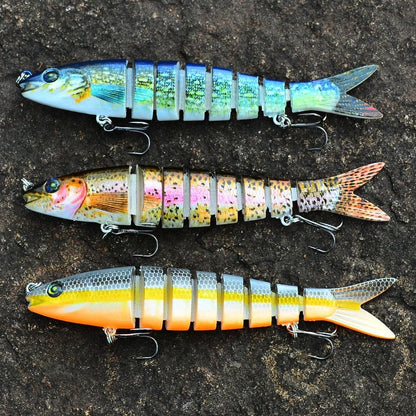 Isca Artificial de Pesca Kit de Iscas Artificiais 13,5cm/19g para Tucunaré e outros peixes Sinking Swimbait Crankbaits Pesca Esportiva