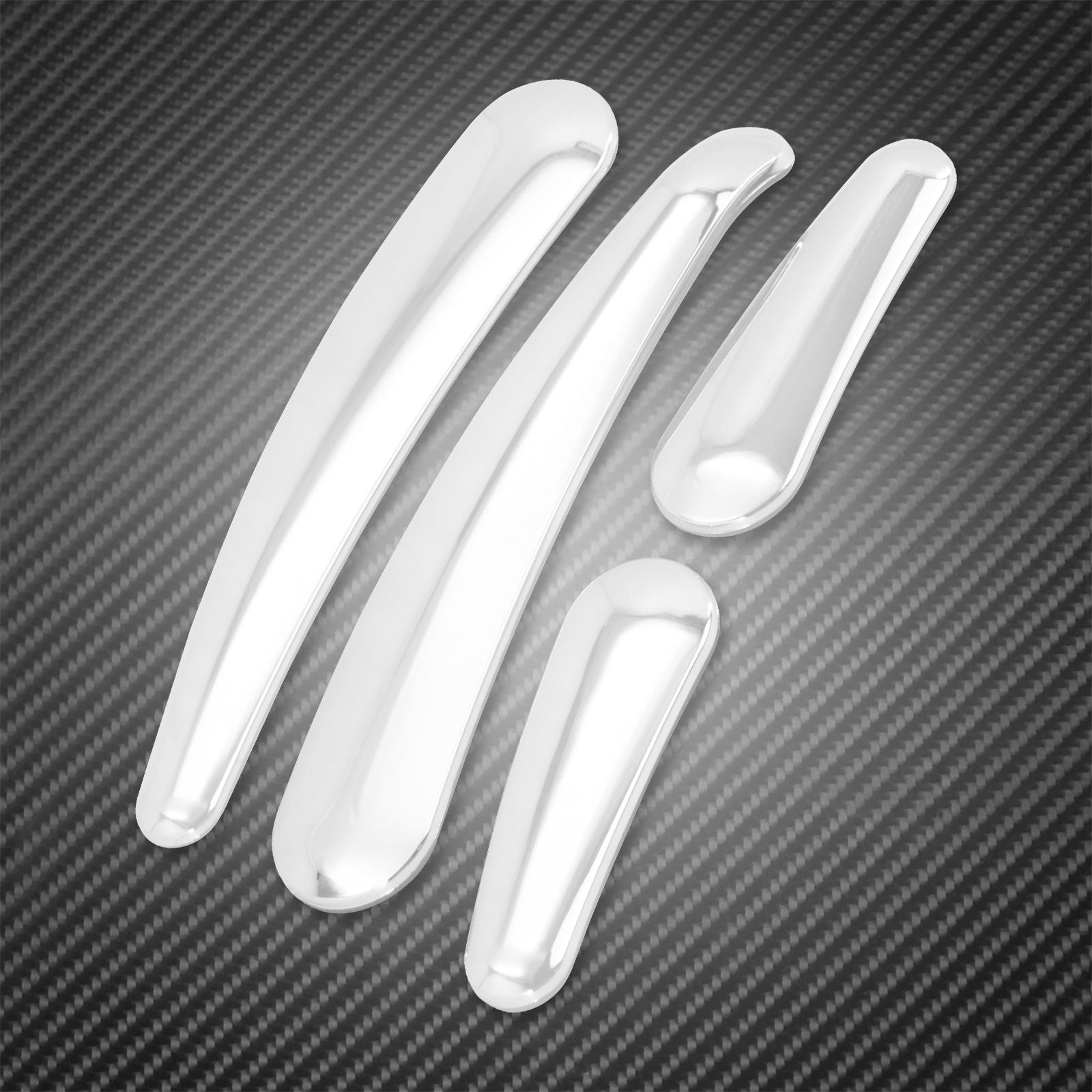 4xMotorcycle 3D Swingarm Frame Insert Chrome Cover For Harley Heritage Softail Custom Fat Boy Lo Deluxe FLSTN FXSTC 2008-2017
