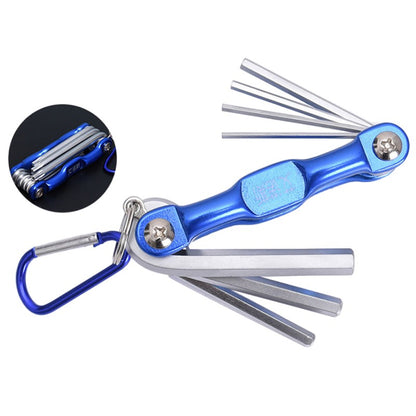 Sistema Métrico de Metal Torx Chave Hexagonal Chave de Fenda Chave Allen Ferramenta Manual de Alta Qualidade Dobrável Portátil Conjunto de Chaves Allen