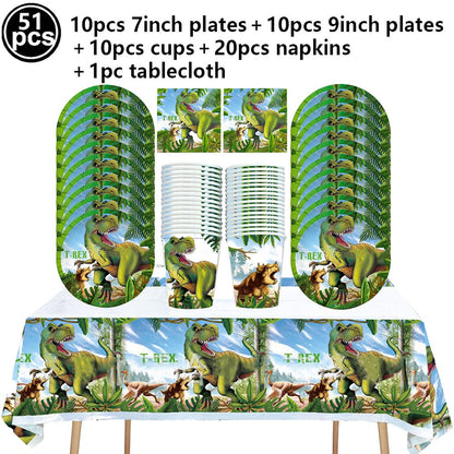 Dinosaur Party Decor 32inch Dinosaur Number Balloons 1-3 Year Olds Kid Birthday Baby Shower Matte Cartoon Foil Balloon Decors