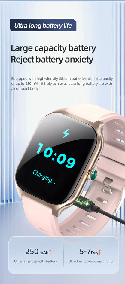LIGE Novo Relógio Inteligente Rastreador GPS Masculino Feminino Esportes Fitness Monitor de Frequência Cardíaca Pulseira Masculina Chamada Bluetooth Smartwatch Feminino Masculino