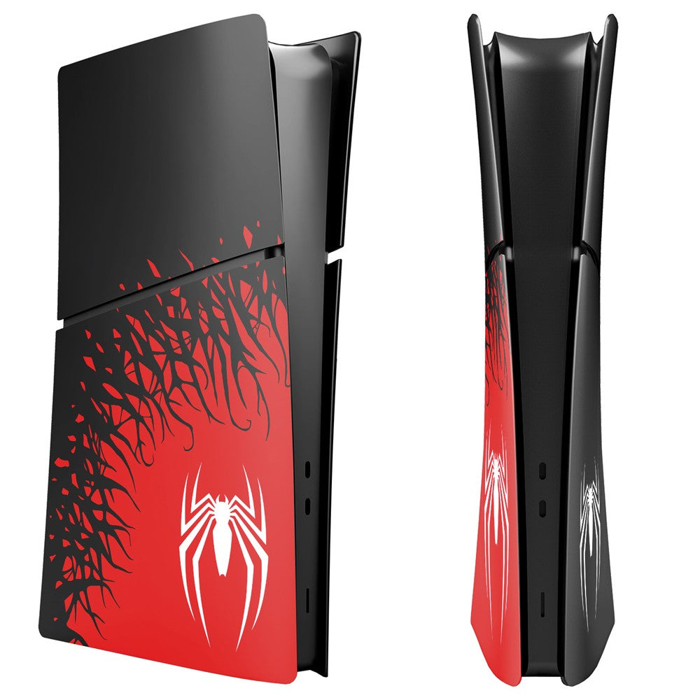 For P5 Pro/Slim Limited Edition Spider Faceplate Cover Compatible with P 5 PRO/Slim Disc Version Console Cover Accessories