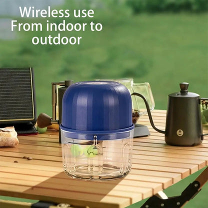 1 electric garlic puree machine 260ML garlic grinder onion chopper vegetable chili grinder household kitchen mixer