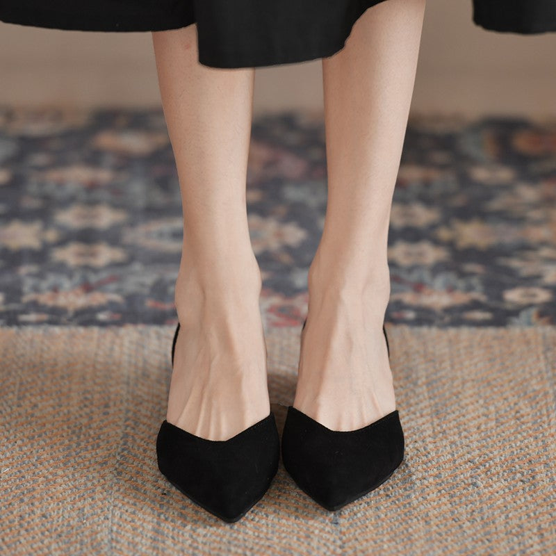 Women Flats Pointed Toe Lady Flat Heel Shoes Slip on Loafers Office Lady Elegant Shoes Soft Sole Comfortable Big Size 42