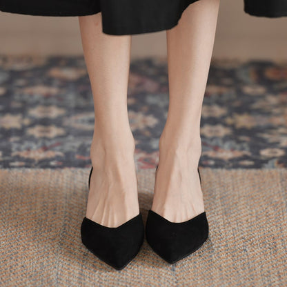 Women Flats Pointed Toe Lady Flat Heel Shoes Slip on Loafers Office Lady Elegant Shoes Soft Sole Comfortable Big Size 42