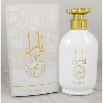 Lattafa Yara Eau de Parfum Female Spray 100ml Original Arab Perfumes Lasting Floral Fruity Pheromones Perfume Makeup 3.4 Ounce